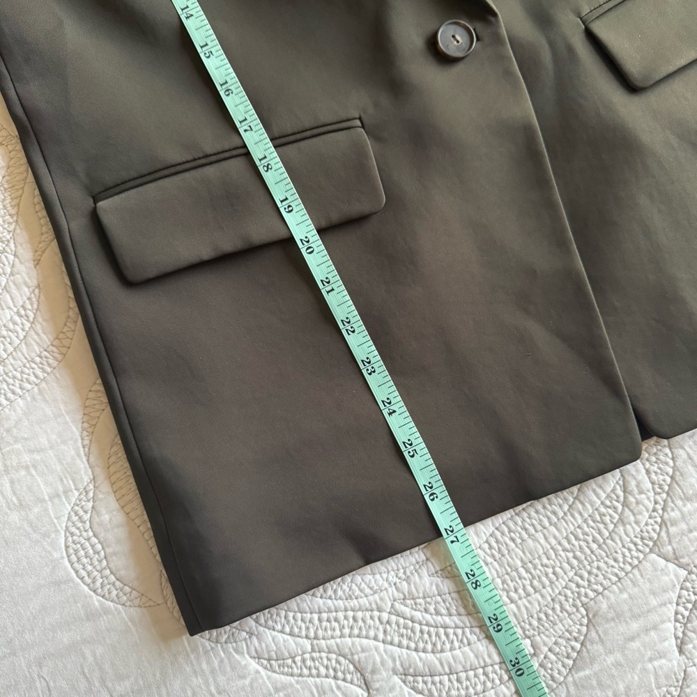 Vince - Boyfriend Blazer - Deep Laurel (Green) - Picture 10 of 14